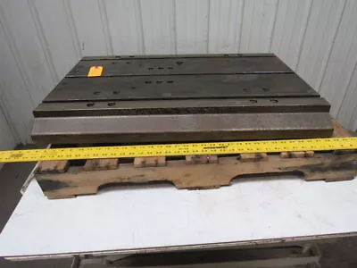 Cincinnati Sabre 750 Work Bed Table Cast Iron T Slot Surface Plate 34 X 20  • $399.99