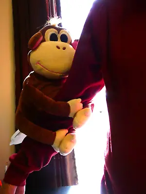 Toy Stuffed Monkey Wraps Around Arm To Carry Anywhere • $14.95