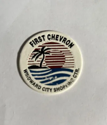 $6.99 • Buy First Chevron Gas Hawaii Slammer Pog Collectible Vintage Windward City Shopping
