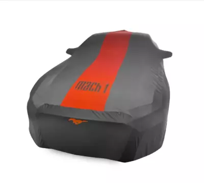 Mustang 2021 Mach 1 Genuine Ford Indoor Car Cover Grey With Orange • $240