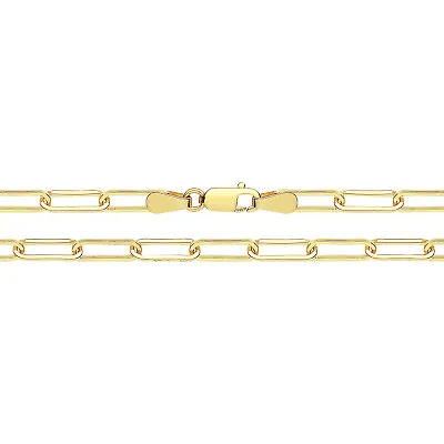 Anklet Paper Clip 9ct Gold 3.7 Grams Link Fully Hallmarked Solid Ankle Bracelet • £219
