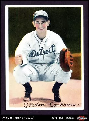 1936 R312 Mickey Cochrane Tigers HOF 3 - VG R312 00 0084 • $125