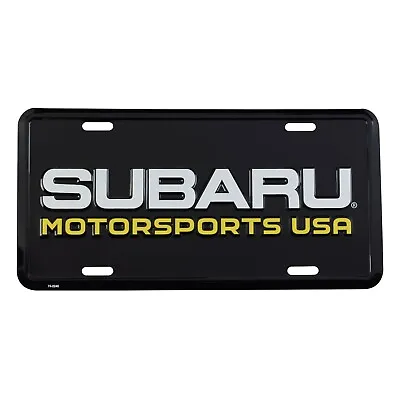 Subaru Motorsports Usa Official License Plate Wrx Sti Jdm Impreza Genuine Rally • $15.89