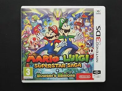 Mario & Luigi: Superstar Saga + Bowser's Minions For Nintendo 3DS *ORIGINAL* VGC • $109