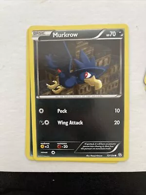 Pokemon - Murkrow - 72/124 - Common - NM - Dragons Exalted • $1.25