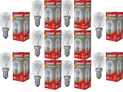 Eveready 15w Himalayan Salt Lamp Pygmy Light Bulbs SES E14 Fridge Bulb 10 Pack • £7.06