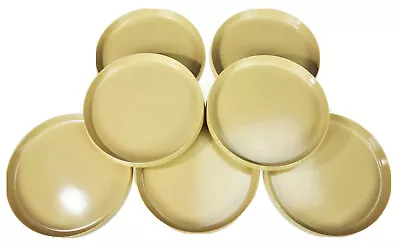 7 Beige OBLIQUE MELMAC Melamine Plates Dinnerware By PMC Retro  Stackable • $31.99