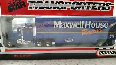 Vintage 1992 Matchbox SuperStar Transporter-Sterling Marlin-Maxwell House 1/87 • $5