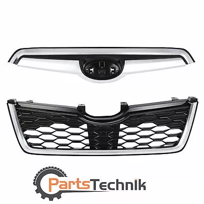 Fit 2019 2020 2021 Subaru Forester Front Bumper Grille Grill Chrome Honeycomb • $74.99