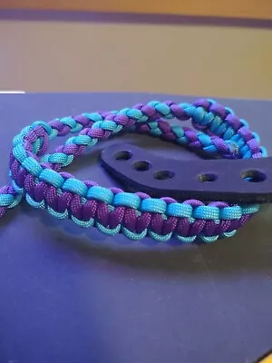 Neon Teal And Acid Purple Bling Sling Archery Bow Wrist Sling FREE SHIPPING • $14.50