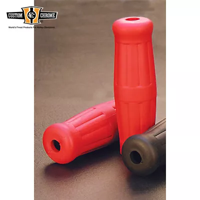 Red Throttle Handlebar Grips Fit For Harley Late Big Twins Sportster XL 1973-Up • $8.99