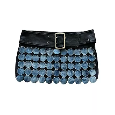 Miss Sixty Denim Y2K Micro Mini Skirt • $298