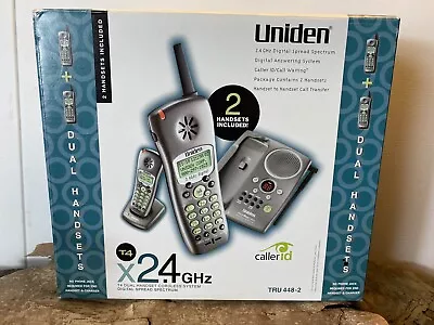 Uniden TRU448-2 2.4 GHz Single Line Cordless Phone And Handset - Tested & Works • $24.97