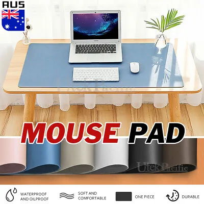 $17.95 • Buy Leather Large Mouse Pad Gaming Desk Mat Anti Slip Extended Waterproof Mousepad