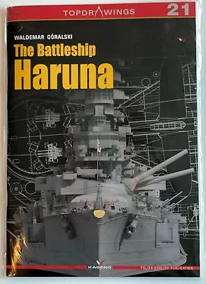 Kagero The Battleship Haruna - Top Drawings - By Waldemar Goralski #7021 • $11