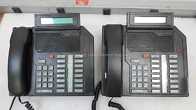 LOT OF 2 - Nortel NT9K16AC03 M2616 Display Black Office Phone  • $49.99