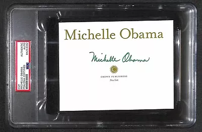 Michelle Obama  1st Lady Of The United States  Signed Autographed Cut PSA Rare!! • $1499.99