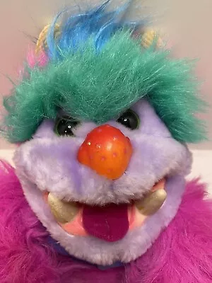 AmToy My Pet Monster WOGSTER Hand Puppet Plush Toy - VINTAGE 1986 • $59.90