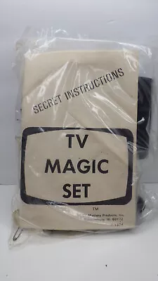 VTG 1974 Marshall Brodien TV Magic Set Sealed Bag W Instructions Tricks Complete • $34.99