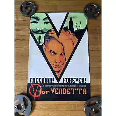 V For Vendetta Hugo Weaving Natalie Portman Movie Poster 24 X 36 • $11.04