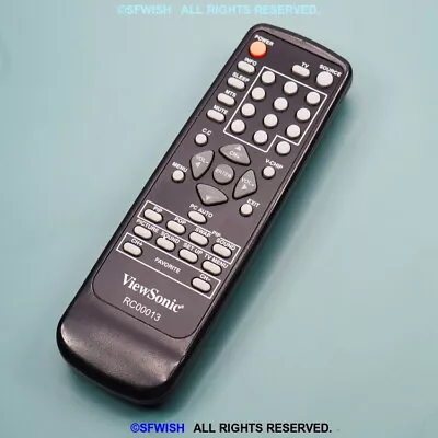 ORIGINAL/OEM ViewSonic RC00013 TV Remote Control • $14.97