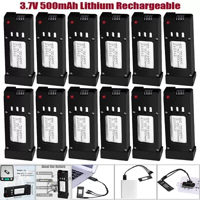 $34.19 • Buy 3 In 1 Charger + 3.7V 500mAh Lipo Battery For Eachine E58 JY019 S168 RC Drone AU