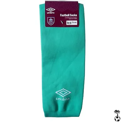 Burnley Umbro GK Green Socks In Size 10-13 Brand New • £10