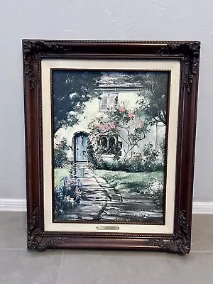 Marty Bell  The Bishop's Roses  Limited Edition Lithograph Canvas Print #353/900 • $98.75