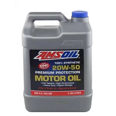 AMSOIL   AMSOIL Premium Protection 20W-50 Synthetic Motor Oil 1x GALLON (3.78L)  • $85