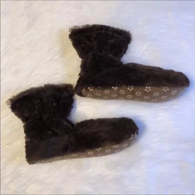 Warmies Slippers Womens One Size Fits Most Brown Microwavable Shoes • $16