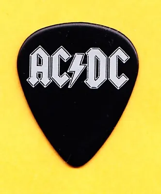 AC/DC Malcolm Young Black/Silver Guitar Pick - 2009 Black Ice Tour • $99.99