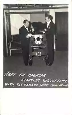 Magic Show Vaudeville Neff The Magician Stage Prop C1940 Real Photo Postcard • $24.99