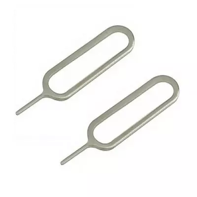 2 X Sim Card Tray Removal Eject Pin Key Tool Cell Phone Iphone Ejector Remover • $1.89