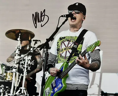 MATT SKIBA HAND SIGNED 8x10 PHOTO BLINK 182 SINGER AUTOGRAPH AUTHENTIC COA • $85