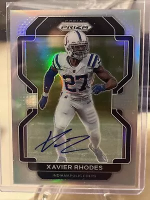 2021 Panini Prizm Xavier Rhodes Silver Auto Refractor SP 🔥💎 • $7.99