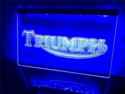 Triumph Motorcycles Services Repairs Led Neon Light Sign Man Cave Decor Gift New • $24.89