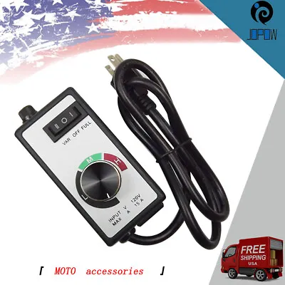 New AC 120V Variable Speed Controller Electric Motor Rheostat Fans Power Tools • $17.85