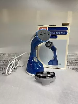 Logik LGSB20 Clothes Garment Hand Steamer Blue & White • £6.99