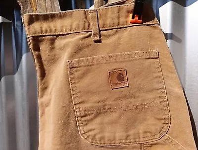 Carhartt B11 BRN Duck Canvas Utility Work Pants Original Fit 40x34  • $20