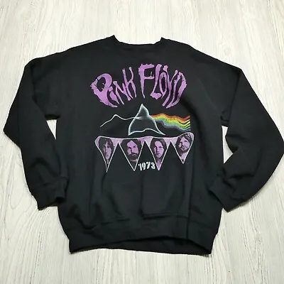 Pink Floyd Sweater Adult M Goodie Two Sleeves Black Crew Neck Fleece Sweatshirts • $37.44