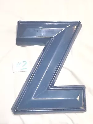 *Rare* 12 Vintage Movie Marquee Theater Graphic Sign Plastic Letter  Blue *Z* • $9.03