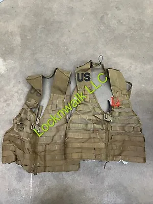 2-Tactical Fighting Load Carrier Vest MOLLE FLC SDS LBV COYOTE COLOR • $34.99