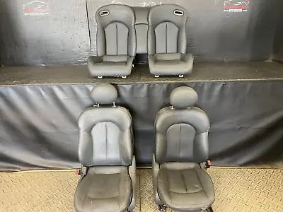 2004 Mercedes Clk320 Convertible Set Of Power Front & Rear Black Leather Seats • $450