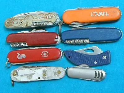 Lot Vintage Knives Antique Knife Swiss Army Victorinox Angler Fisherman Germany • $10.50