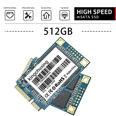 Kingchuxing 512GB SSD MSATA III Internal Solid State Hard Drives Disk Laptop PC • $32.99