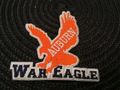 Auburn Vintage Embroidered Iron On Patch  3” X 2.75” • $6.95