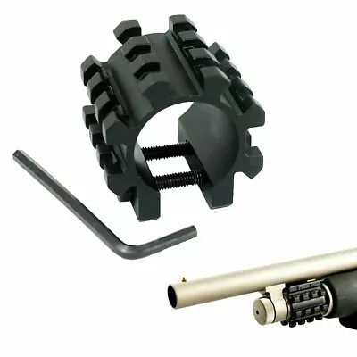 Tri-Rail Barrel Mount System Fits Remington Winchester Mossberg Shotgun Quad • $4.95