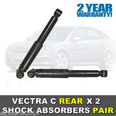 Vauxhall Vectra C 2002 - 2008 Rear Shock Absorbers Pair Shockers Shocks Saloon • $46.84