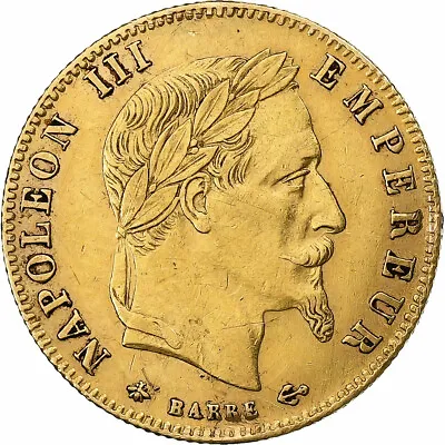 [#1048105] France Napoleon III 5 Francs 1864 Paris Gold EF Gadoury:1002 • $263.38