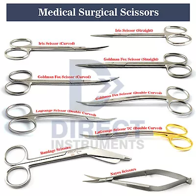 MEDENTRA Surgical Scissors Medical Dental Veterinary Microsurgery Dissecting New • $9.80